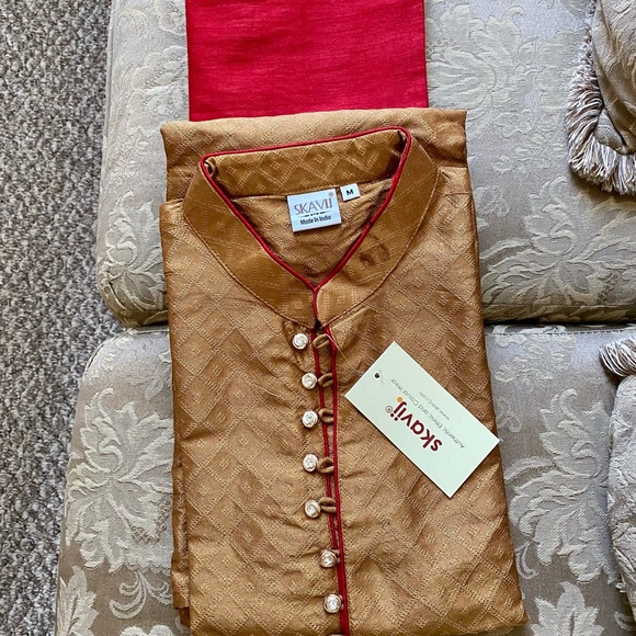 Sherwani kurta set Men 2pc - Picture 1 of 4